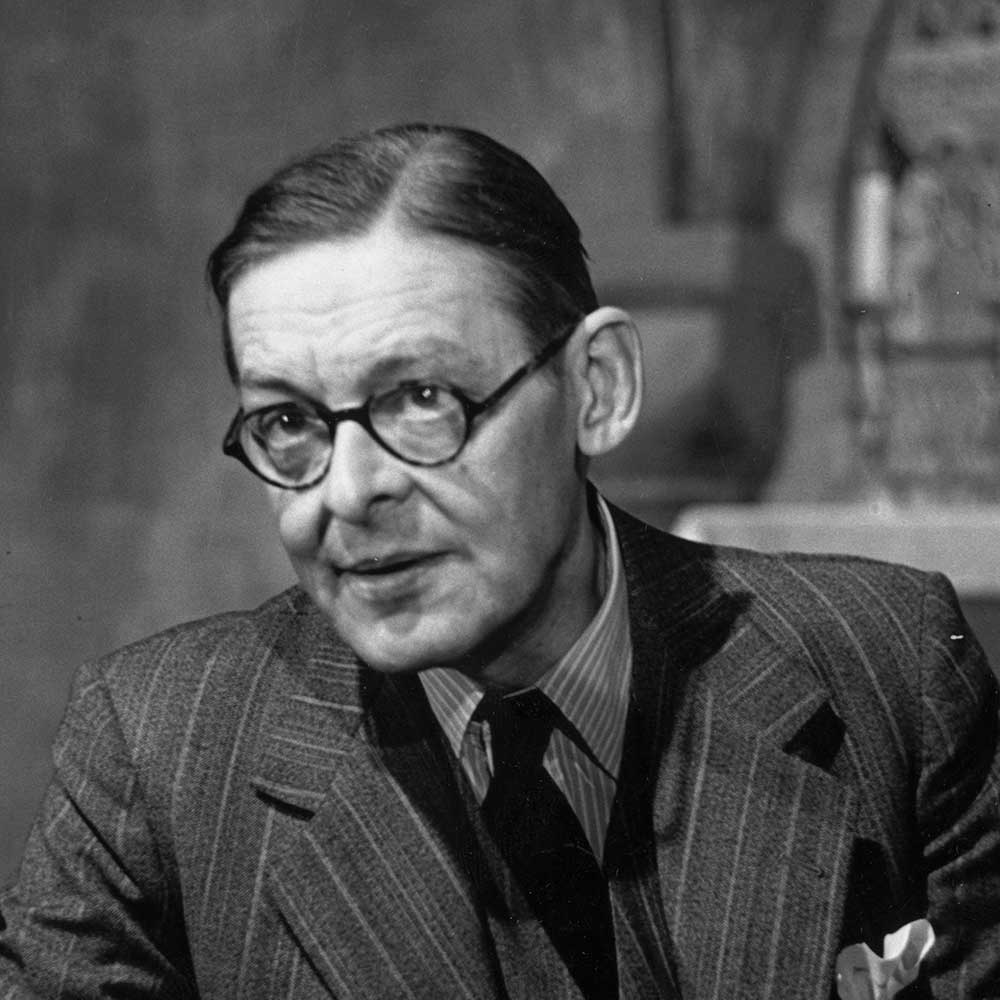 A portrait of T.S. Eliot